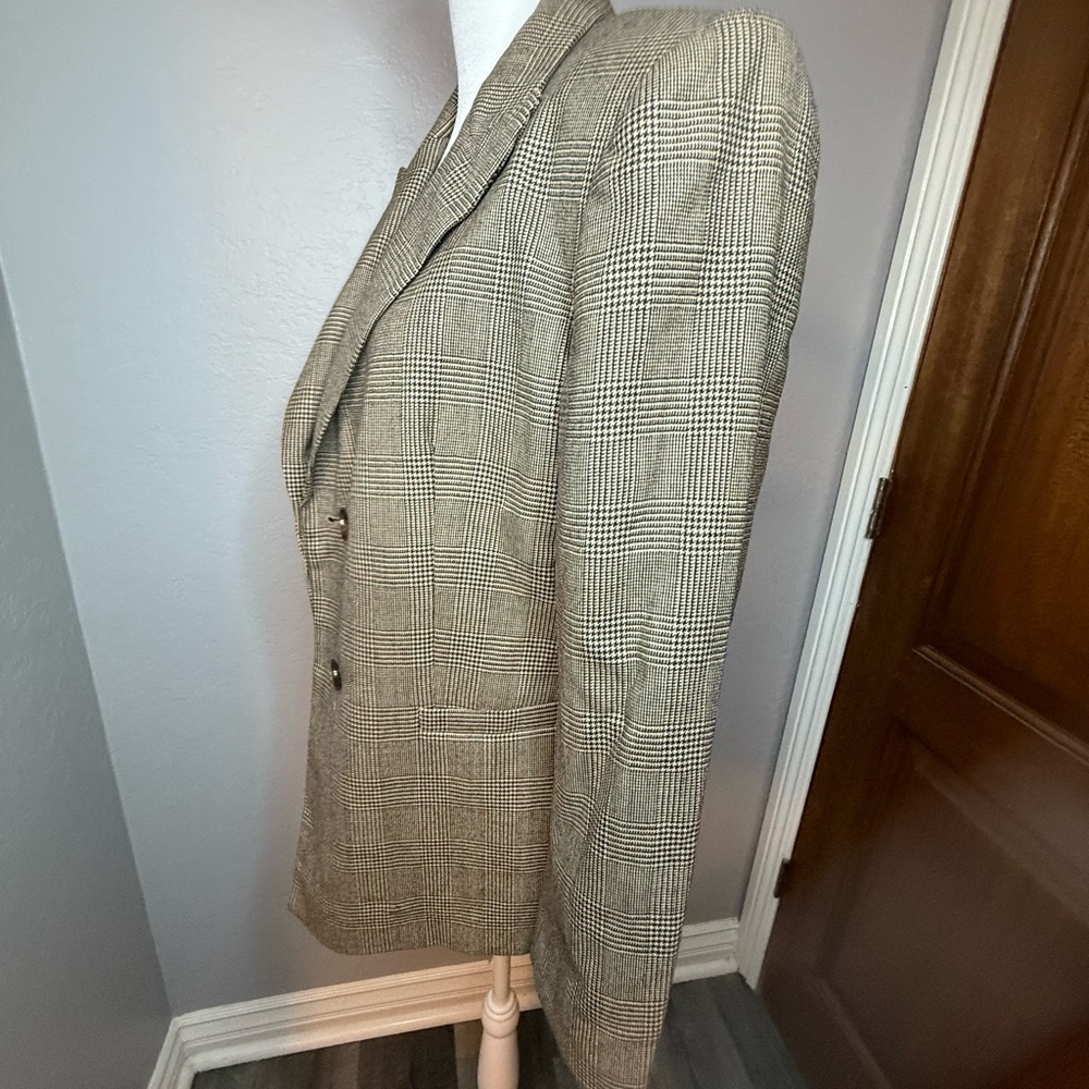 John Meyer Houndstooth Blazer - image 2
